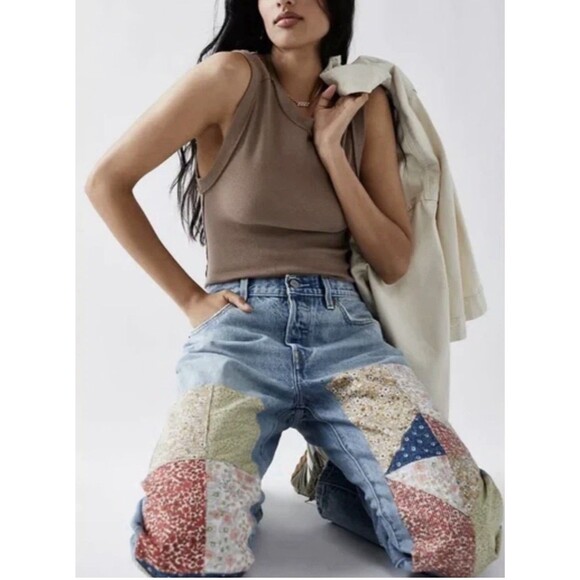 Levi’s 501 150th Anniversary Jeans Patchwork Tag Sz 25x30 Light Wash Straight - Picture 2 of 15